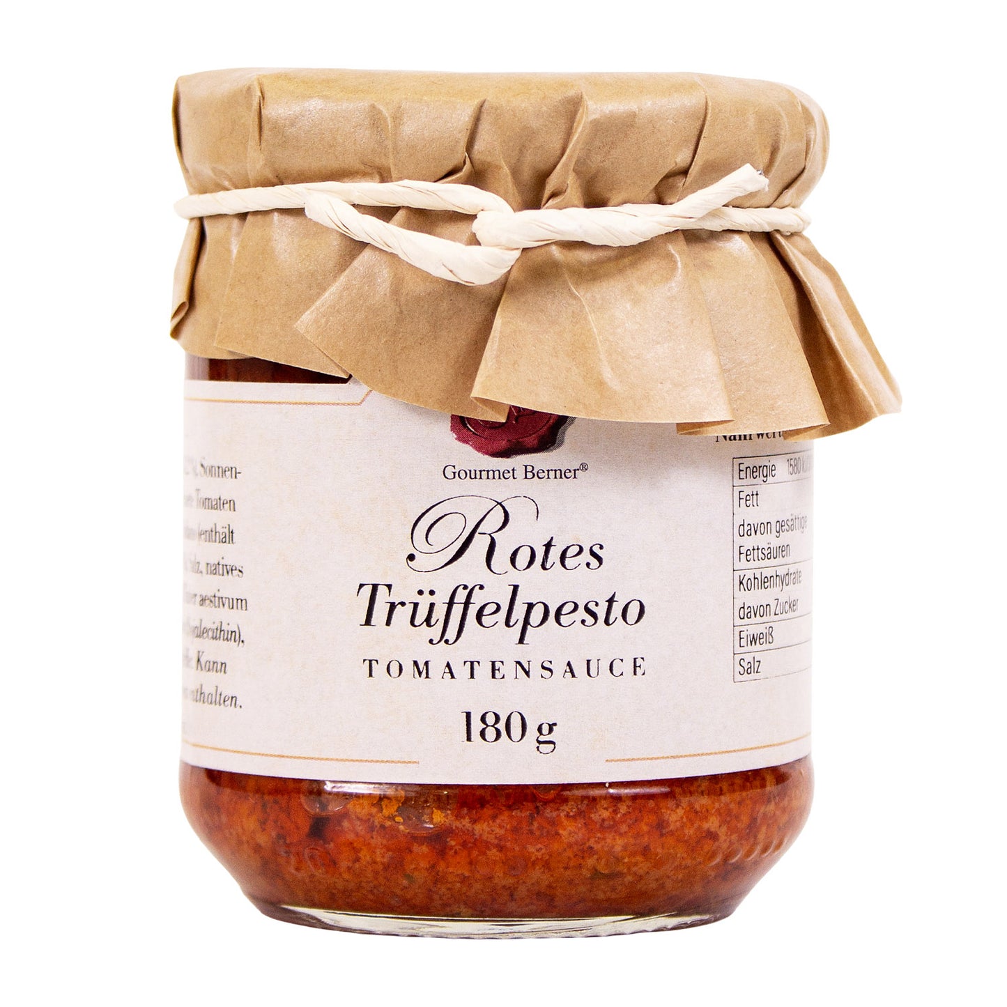Rotes Trüffelpesto, 180g Glas