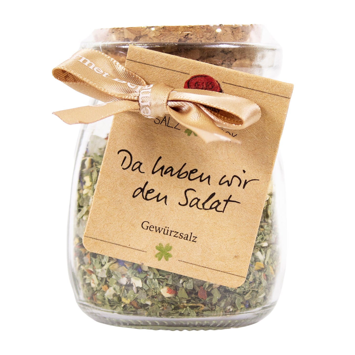 Salzglück: „Da haben wir den Salat“ – Gute Laune Salz (Gewürzsalz mit Kräutern & Blüten)