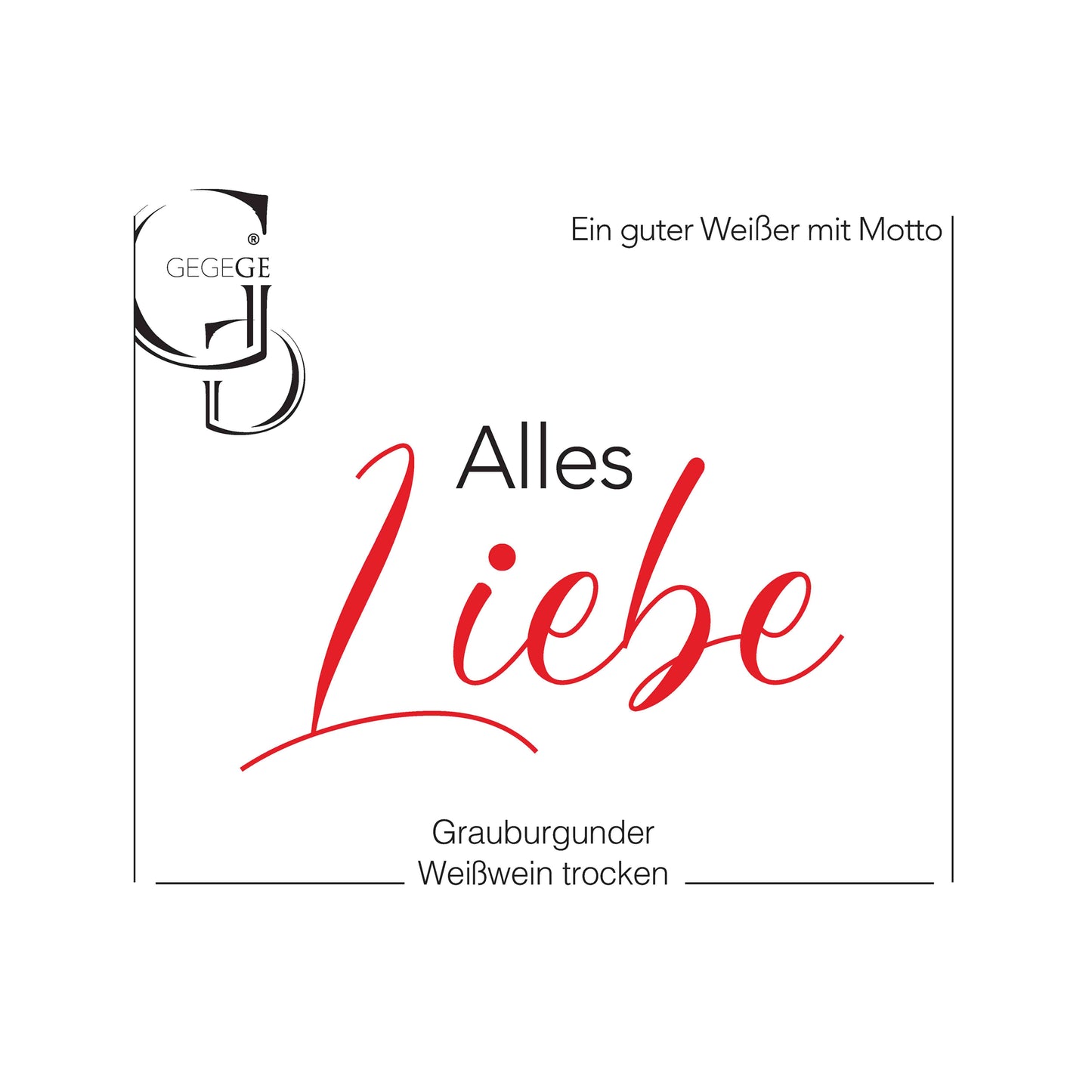 Alles Liebe – Grauburgunder Bio-Weißwein trocken 2022 (0,75 l)