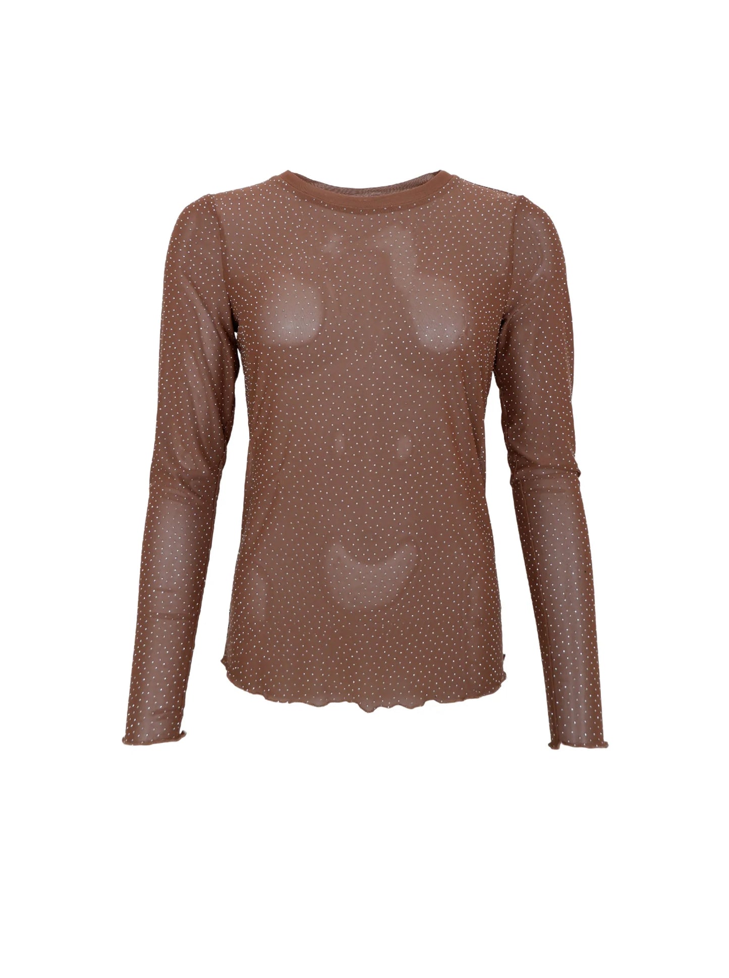 Black Colour ALEXIS tee w/stones