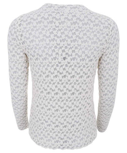 Black Colour BLAIR LS LACE BLOUSE