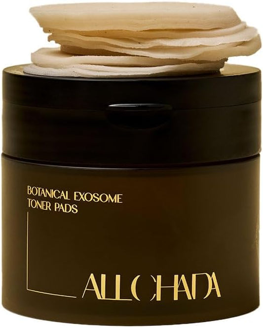 ALLCHADA®  vegane Exosomen-Toner-Pads K-Beauty 60 Pads, 90 ml