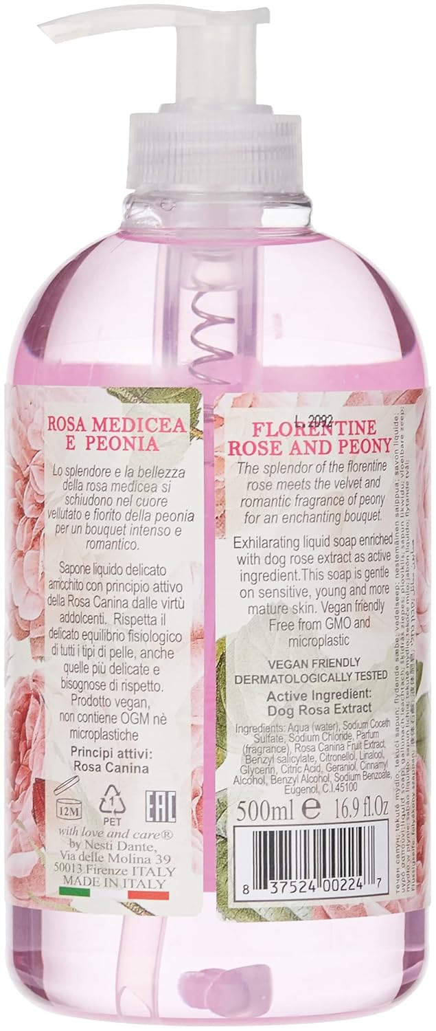 Florentine Rose & Peony Flüssigseife 500 ml