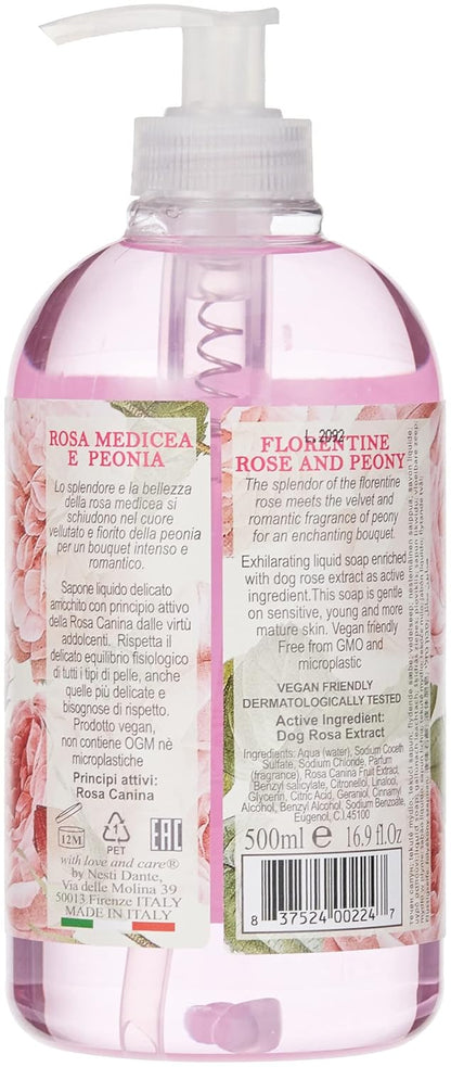 Florentine Rose & Peony Flüssigseife 500 ml
