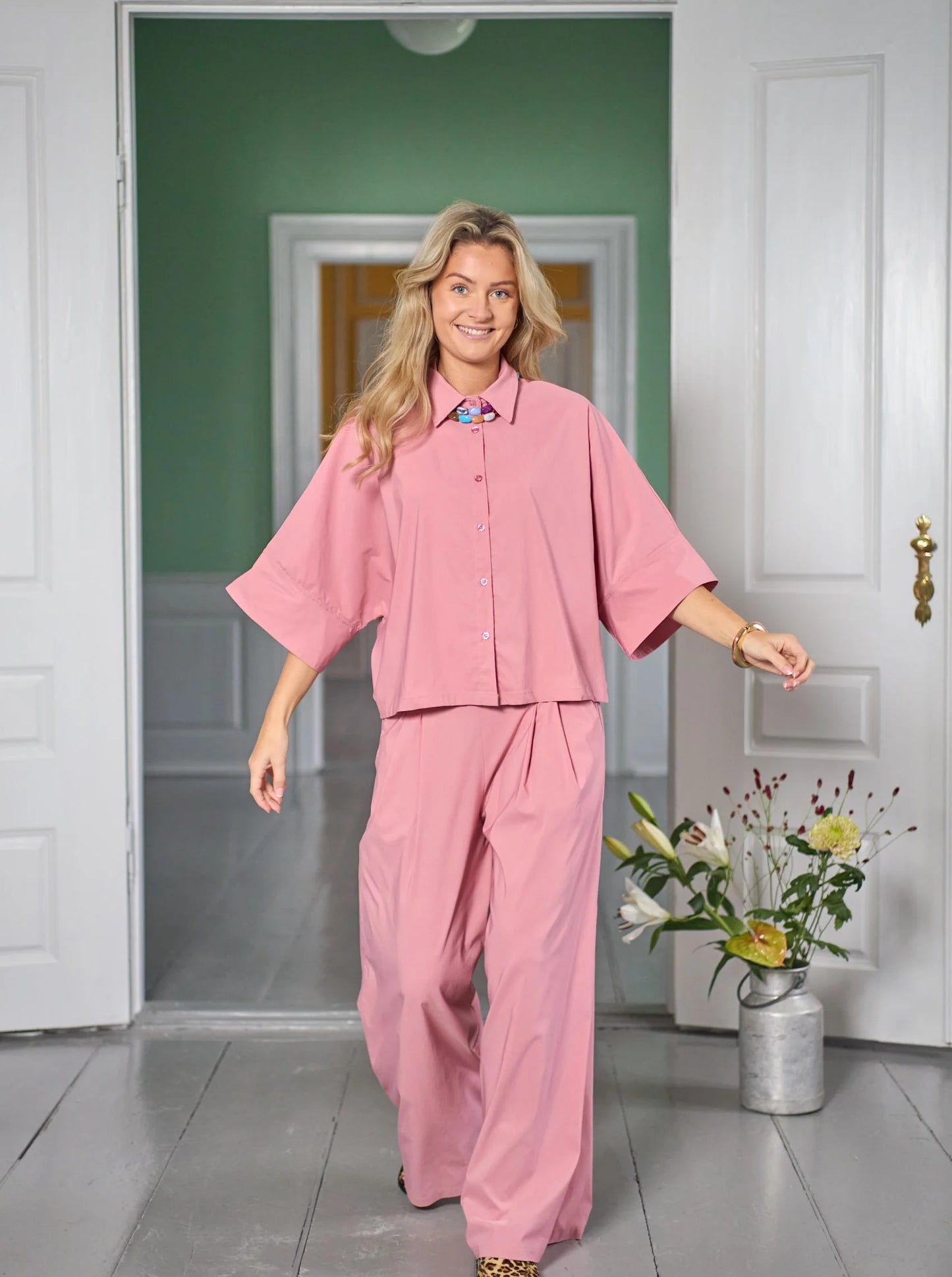 Black Colour Davina Loose Shirt