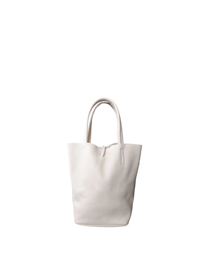 Black Colour CHRISTY mini leather totebag