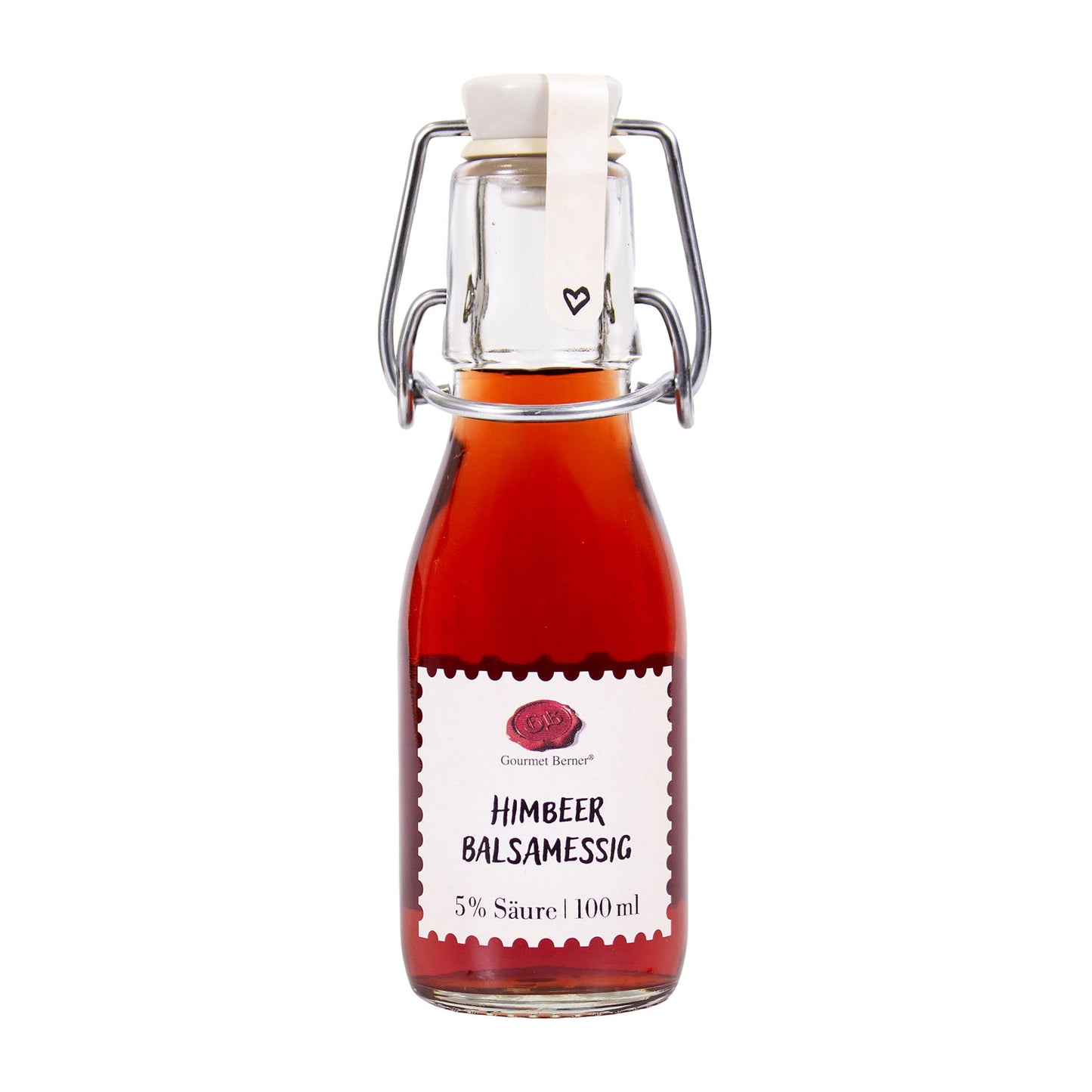 Flaschenkinder: Himbeer Balsamessig, 0,1l, enthält Trübungen