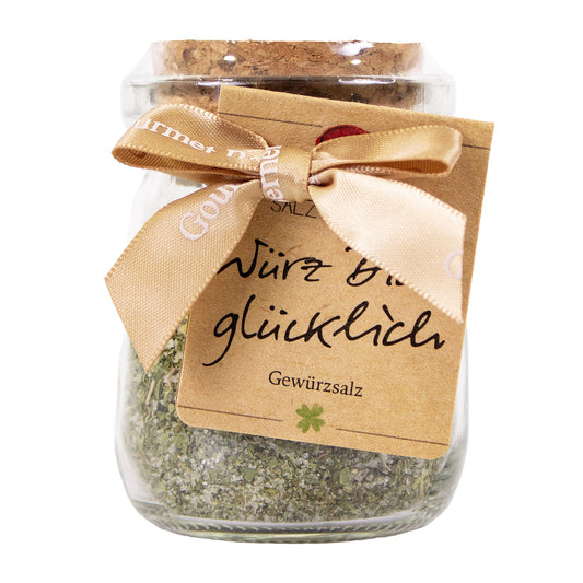 Salzglück: „Würz Dich glücklich“ – Lieblingskräuter Salz 70 g