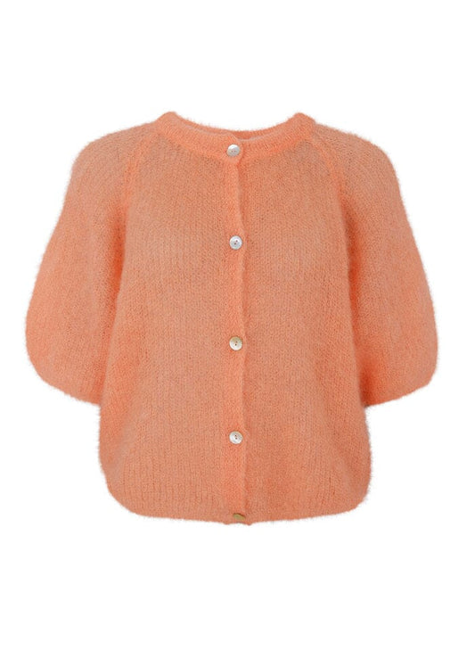 Black Colour  BJOERK PATENT KNIT CARDIGAN