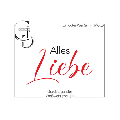 Alles Liebe – Grauburgunder Bio-Weißwein trocken 2022 (0,75 l)