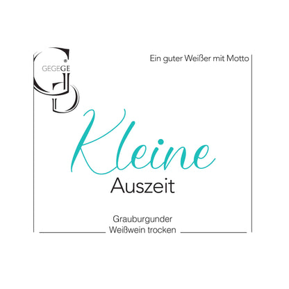 Kleine Auszeit – Grauburgunder Bio-Weißwein trocken 2022 (0,75 l)