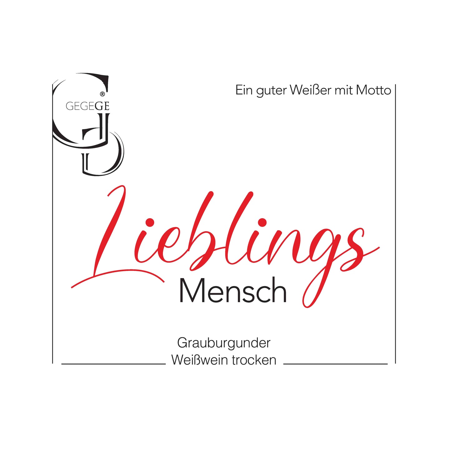 Lieblings Mensch – Grauburgunder Bio-Weißwein trocken 2022 (0,75 l)